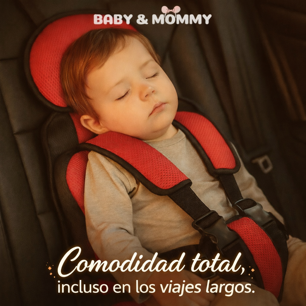 Silla de coche portátil para niños (1–10 años)