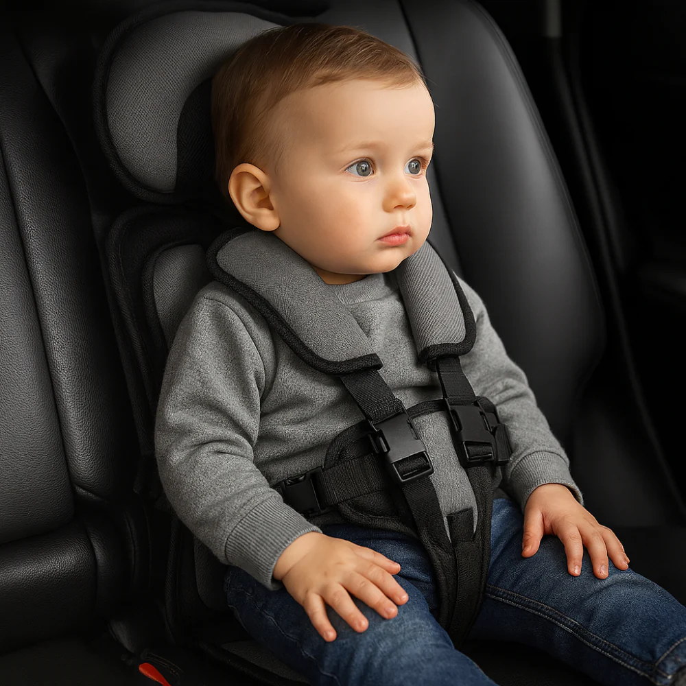 Silla de coche portátil para niños (1–10 años)